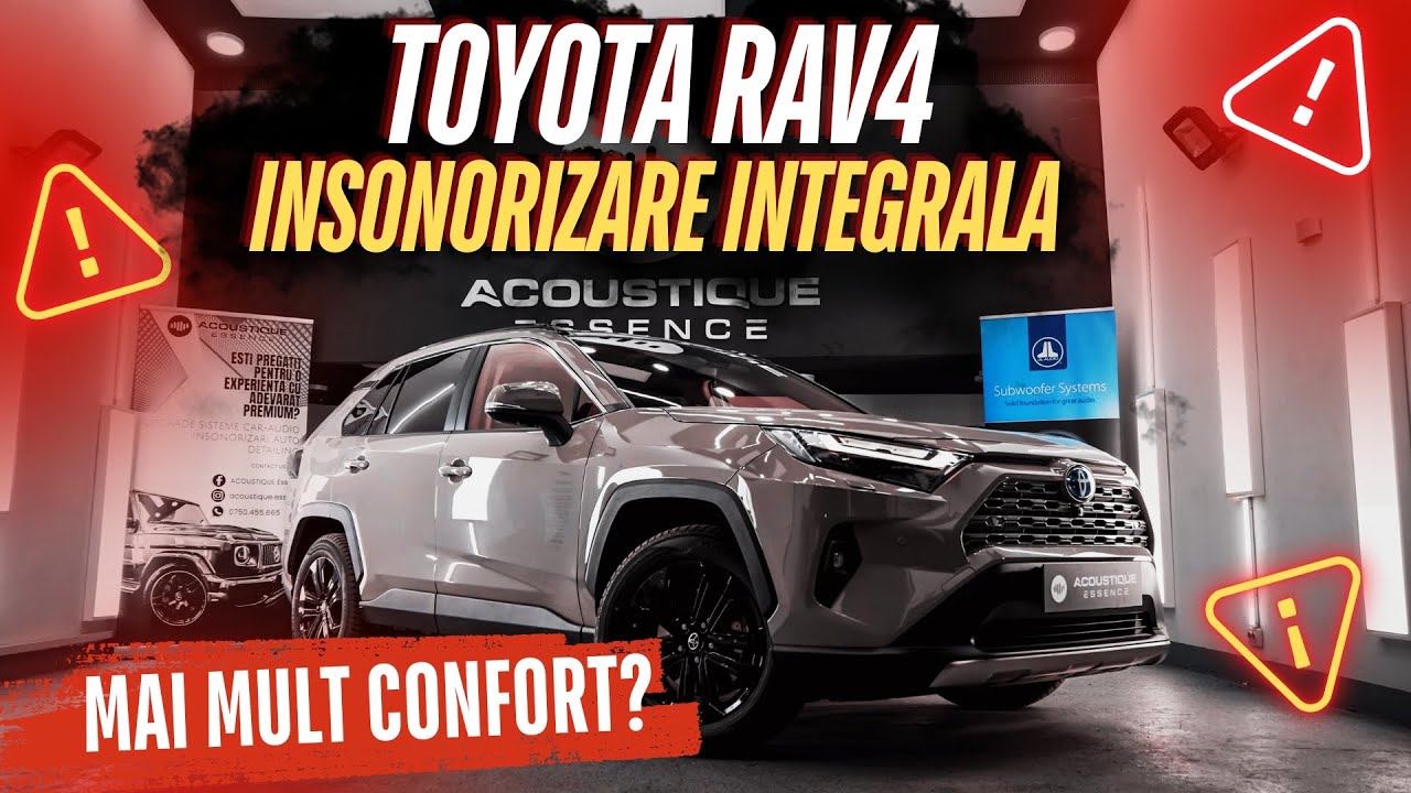 Toyota RAV4 – Insonorizare integrală premium