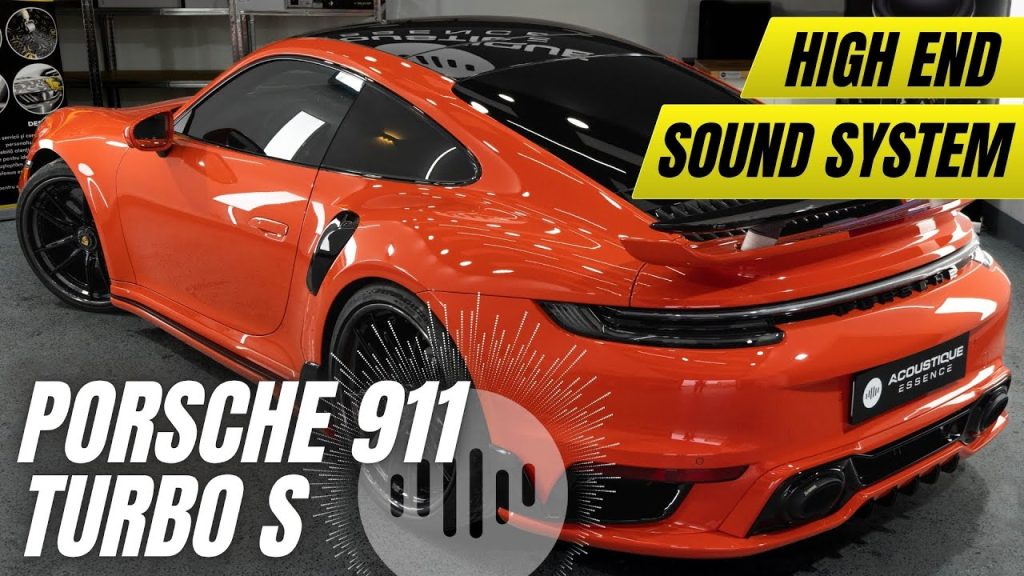 Upgrade sistem audio High-End Porsche 911 Turbo S – ACOUSTIQUE Essence