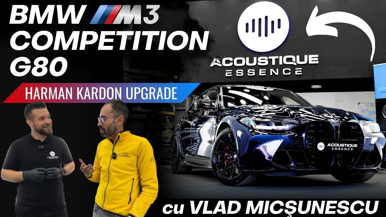 BMW M3 Competition G80 – Upgrade sistem Harman Kardon